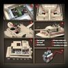 Military WW2 Tiger I Heavy Tank Building Blocks KV-2 Panther Tanks Army Weapons Soldiers Bricks Kids Toys Boys Birthday Gift