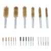 6PCS Bore Brush 4in Rust Proof Twisted Wire Cleaning Brush with 1/4in Hex Shank for Electric Drill Impact Driver