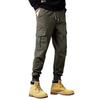 Tooling leggings casual pants men's trendy brand autumn and winter new loose ruffian handsome American military green trousers
