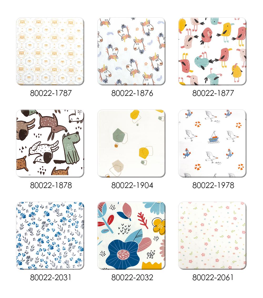 White Baby Organic Cotton Knit Anti Bacterial Fabric Online for Dress Interlock Gots Certified Fabrics 100% Print Manufacture