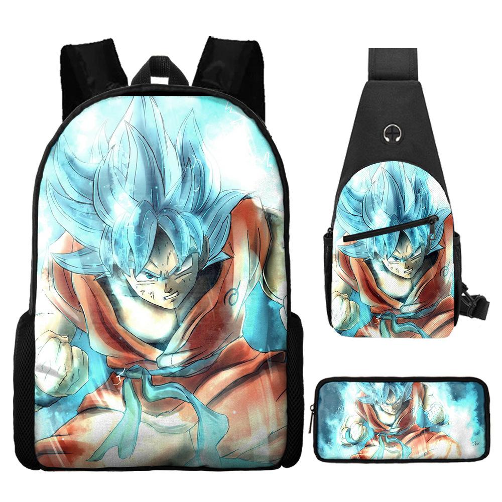 Dragon Ball Dragon Ball Backpack Primary And Secondary School Schoolbag Shoulder Bag Satchel Pencil Case