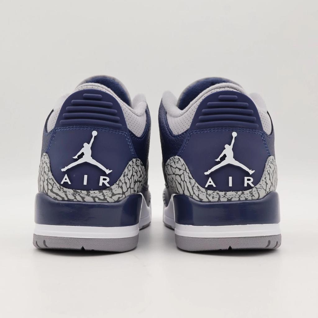 CT8532-401 Nike Air Jordan 3 Retro Midnight Navy Georgetown Grey Blue (Men's)