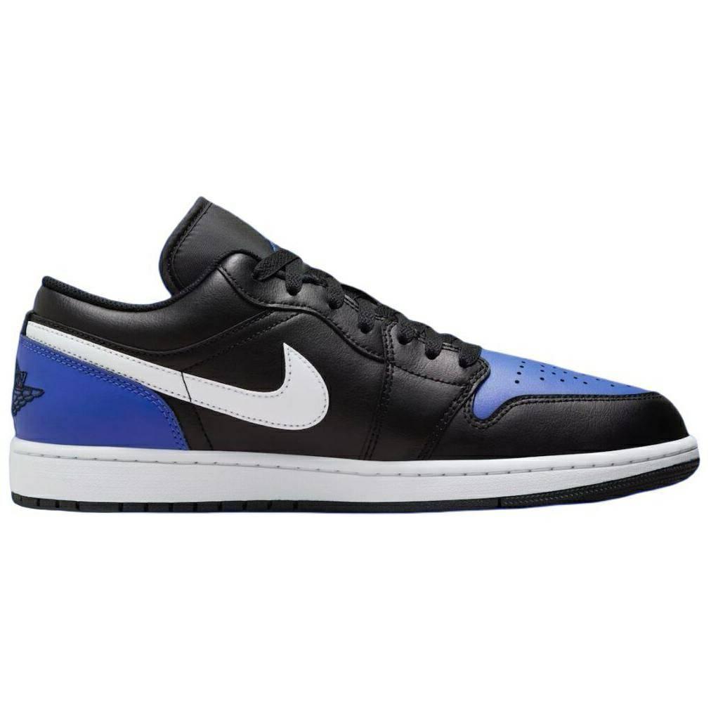 Air Jordan 1 Low Black Royal Toe Unisex Sneakers White Game-Royal 553558-042