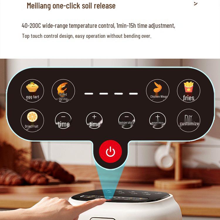 2025 Premium Glass Liner Air Fryer: Large Capacity, Fully Automatic, Multi-functional