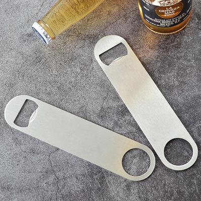 5pcs Beer Bottle Opener Creative Heavy Duty Stainless Steel Flat Bottle Opener for Home Kitchen Bar or Restaurant 16818