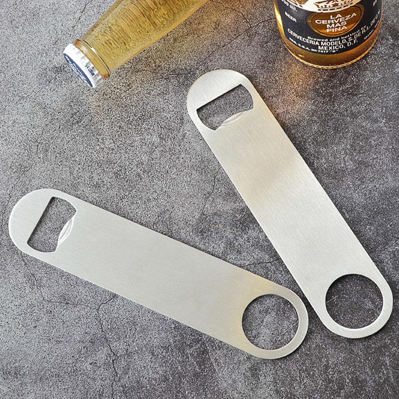 5 Stück Bierflaschenöffner Kreativ Robuster Flacher Edelstahl-Flaschenöffner für Zuhause Küche Bar oder Restaurant 16818