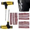 Kit di Strumenti per Patch Riparazione Pneumatici Borchie Tappo Foratura Garage Auto Camion Moto Ruota Tubeless Strumento Riparazione Pneumatici con Set di Colla