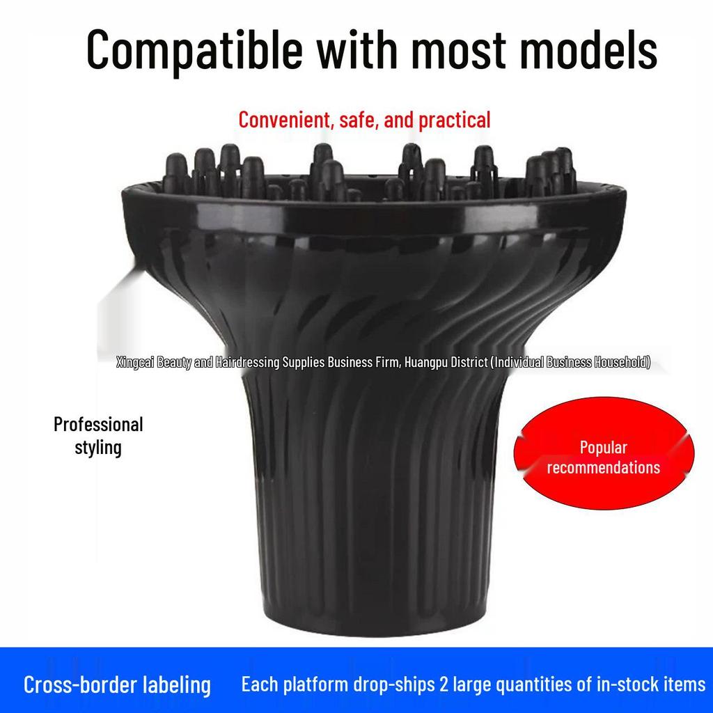 Universal Curly Hair Dryer with Large Diffuser for Styling & Care