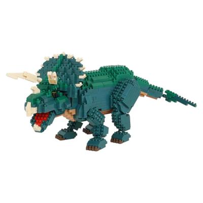 Nanoblock Dinosaur DX Triceratops NBM-033 Building Set with Detailed Design and Small Pieces