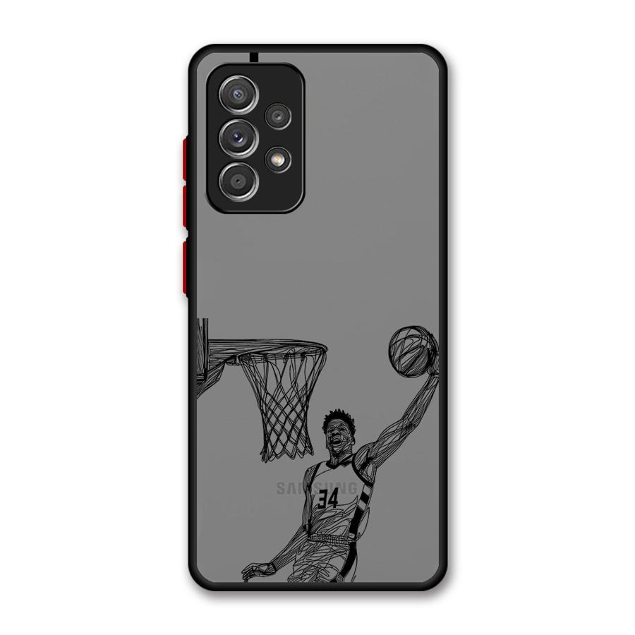 

Line Basketball Star Sports Phone Case for Samsung Galaxy A15 A16 A22 A23 A33 A34 A42 A51 A52s A53 A54 A55 Cover for Galaxy A73 5G