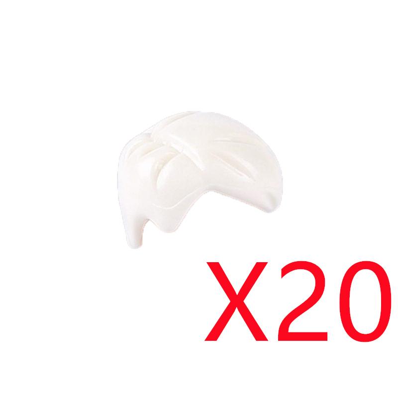 MOC City Building Blocks Figure Body Parts Creative Accessories Long Hair Brown Black Gold Mini Brick Compatible Toy Gift k030