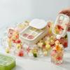 Ice-Cube Tray With One Press Release For Home Use Durable Food Grade Plastic Easy Demolding