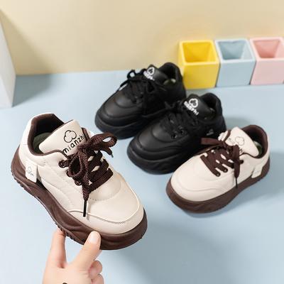 Autumn/Winter New Children's Cotton Shoes Bread Shoes Fleece Thick Bottom Warm Sports Shoes Casual Shoes Skate Kids Shoes