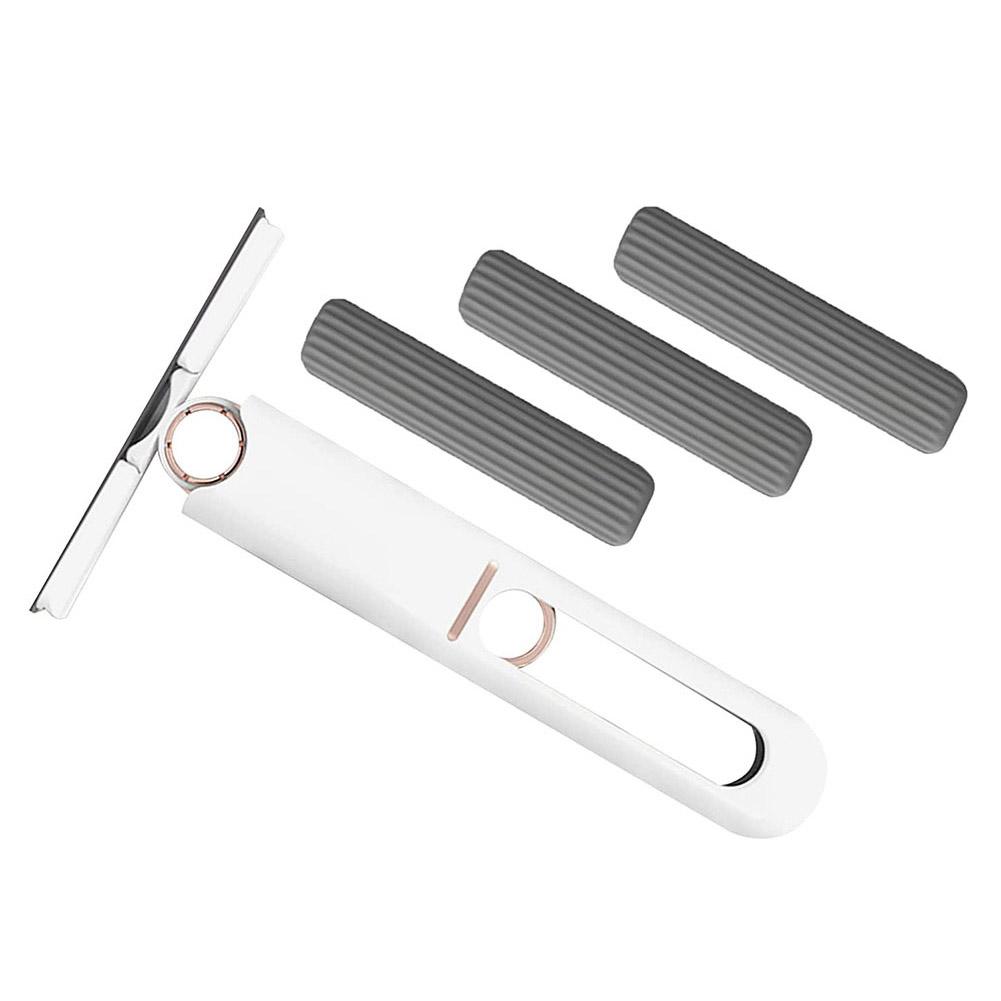 

Чистящая мини-швабра Настольная чистящая мини-швабра Портативная с 3 хлопчатобумажными насадками