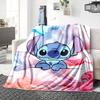Stitch Abstract Colors Blanket Soft Throw Blanket For Home Bedroom Bed Sofa Travel Office Solid Christmas Blanket