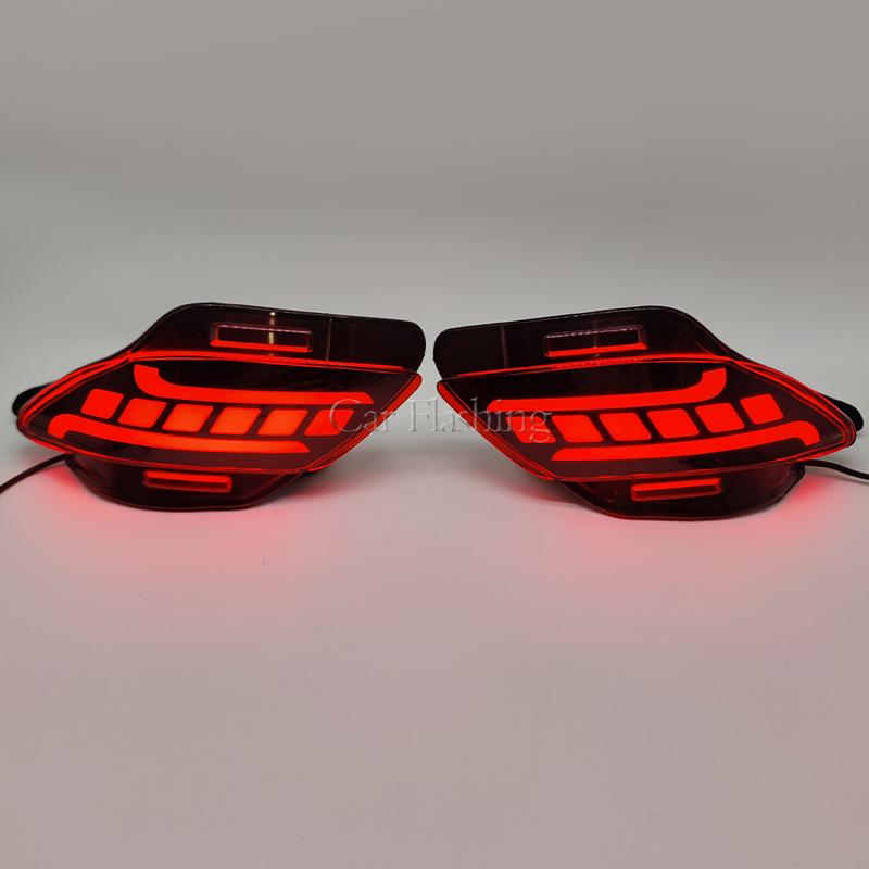Luci Riflettenti LED per Paraurti Posteriore Per Lexus RX270 RX350 RX450h 2009 2010 2011 2012 2013 2014 2015 con Indicatori di Direzione Dinamici Frenata