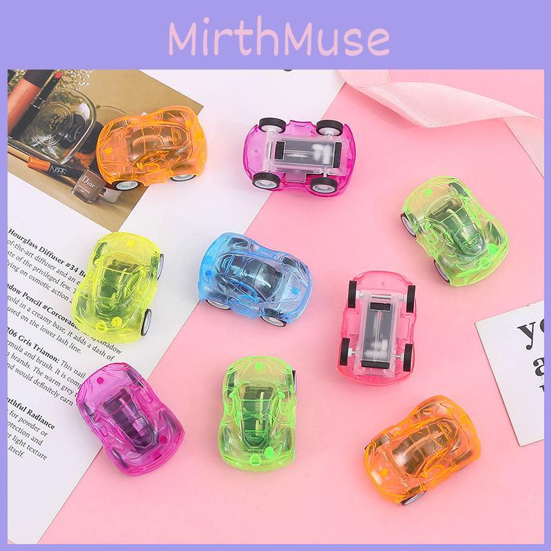 Simulation Mini Inertial Transparent Car Model Children Toy For Baby And Toddler Development