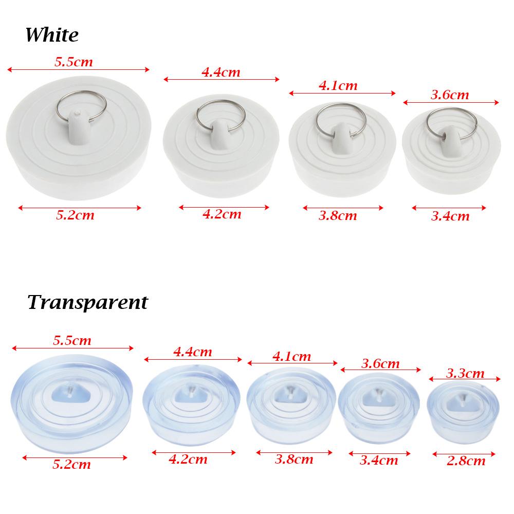 Rubber Sink Plug Kitchen Bath Floor Drain Plug Sink Bathtub Drainage Stopper Laundry Leakage-proof Plug Bathroom Supplies
