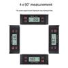Digital Protractor Angle Ruler Leveling Tasks Resolution 0.01mm Anti Fall Carrying Case For Tools Built-In Magnet