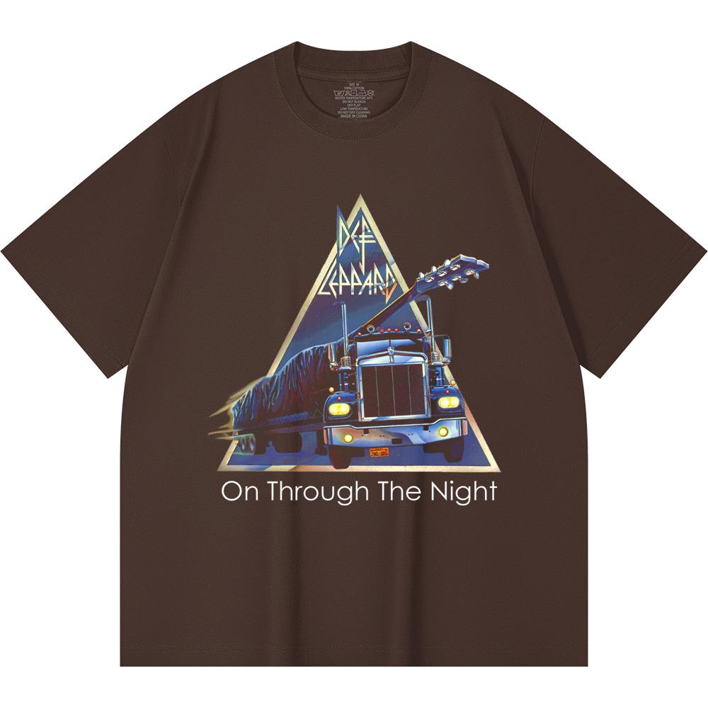 230 Gsm 100% Cotton Heavy Metal T-Shirt Rock Band Popular Music Print Unisex Heavy Cotton T Shirt