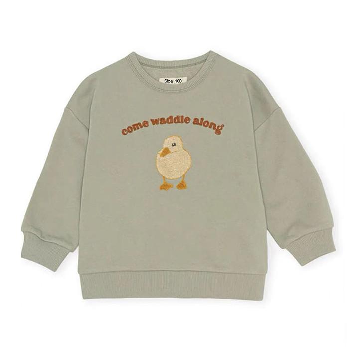 

Дитячі топи з довгими рукавами Дитячі бавовняні світшоти з вишивкою Осінній дитячий пуловер Одяг 120