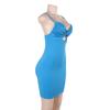 Suspenders Thin Flash Breast Cup Knitted Wrap Buttock Dress Women Spice Sexy Dress