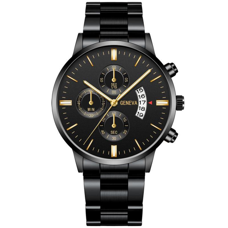 

Luxury Fashion Busine Men s Steel Strap Quartz Wristwatch With Calendar Watches Masculino Relogio Clock Out-door Reloj Hombre