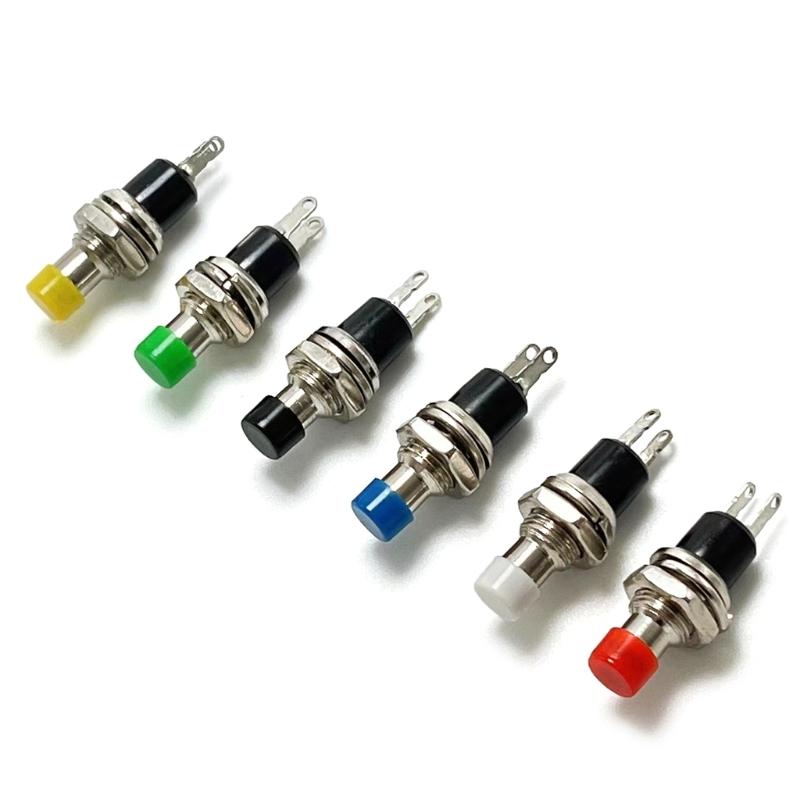 Pack of 20 Small Momentary Pushbutton Switches with Vibranting Color Hat Designs Home Accessory for Circuit Boards