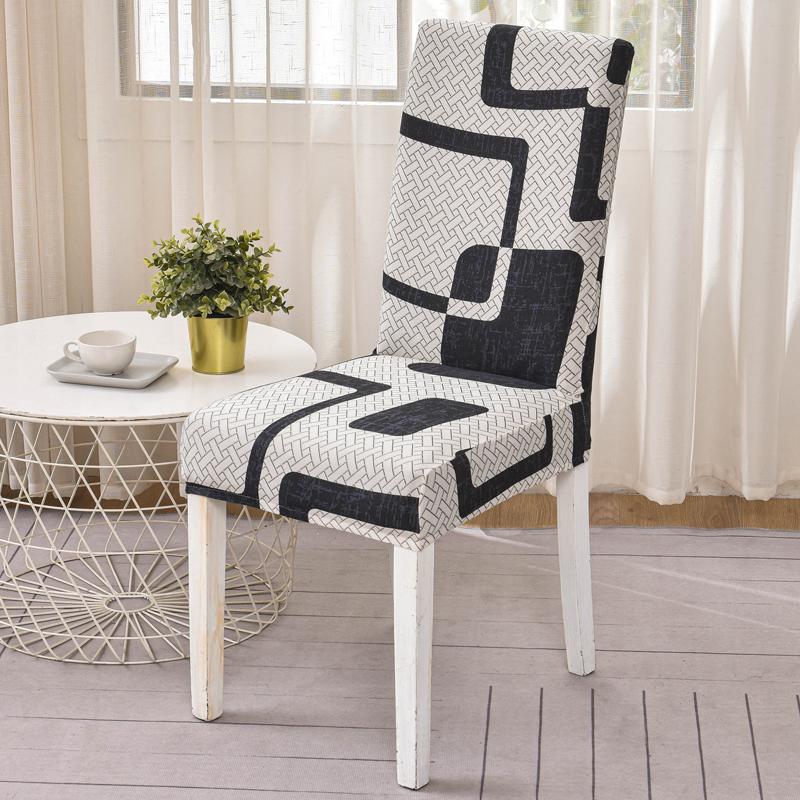 New Colors Chair Covers Floral Modern Slipcover For Dinning Room Wedding Stretch Elastic Furniture Protector