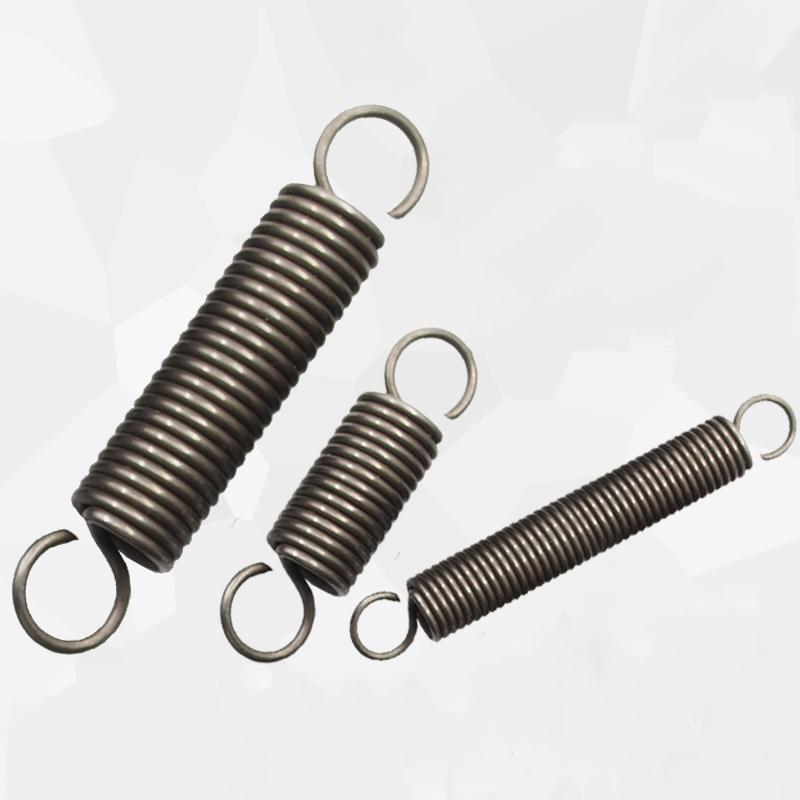 2PCS Custom Extension Spring Pullback Coil Tension 3mm Wire 30mm Outer Diameter Length 100-300mm for Hardware And Tools