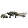 Tamiya 1/48 Scale Limited Edition Hyakushiki Command Reconnaissance Plane Type III & Kurogane Yonki Set Plastic Model 25217 Mold Color