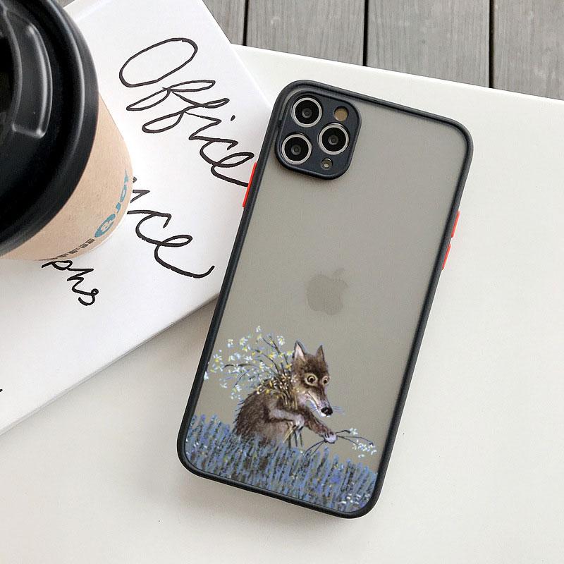 

Cartoon Animal Cat Scenery Phone Case For iphone 15 11 12 14 13 Pro Max Mini 7 8 Plus SE 2020 X XR XS Night Shockproof Cover iphone 13