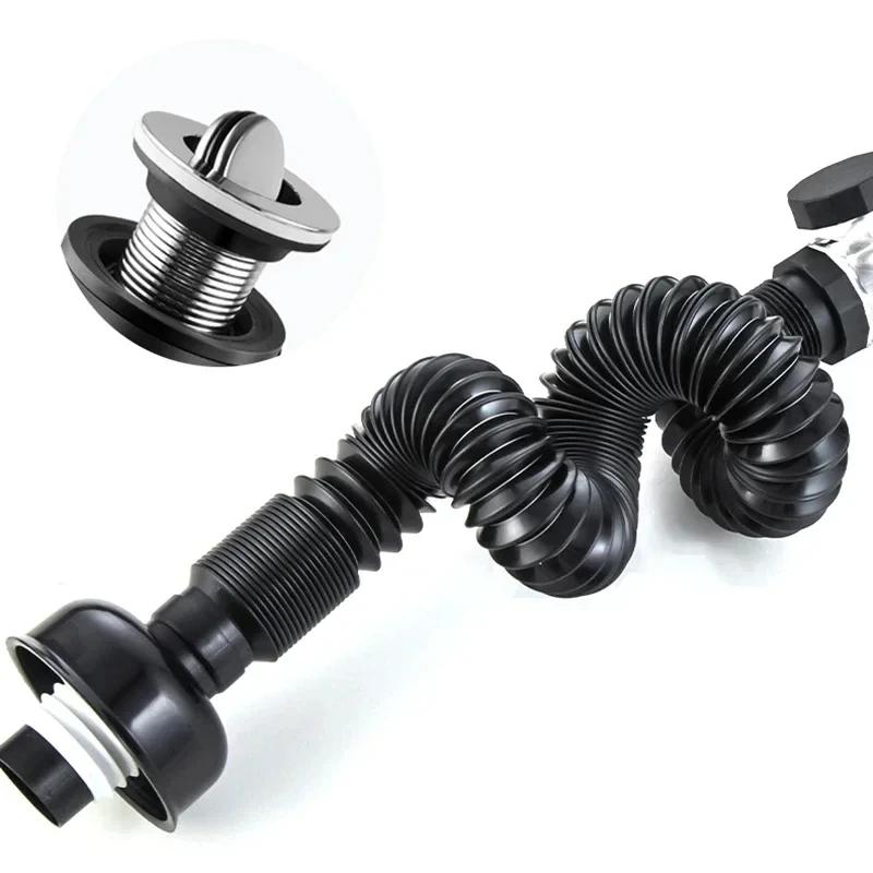 Universal Sewer Deodorizing Sewer Pipe Drain Pipe Horizontal and Vertical Drainage Trough Wash Basin Accessories Leak-proof