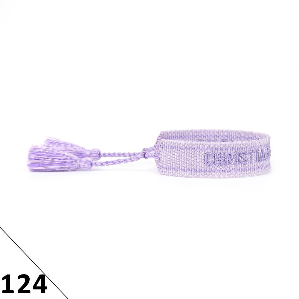 Handmade Embroidered Friendship Bracelet with Tassels for Women