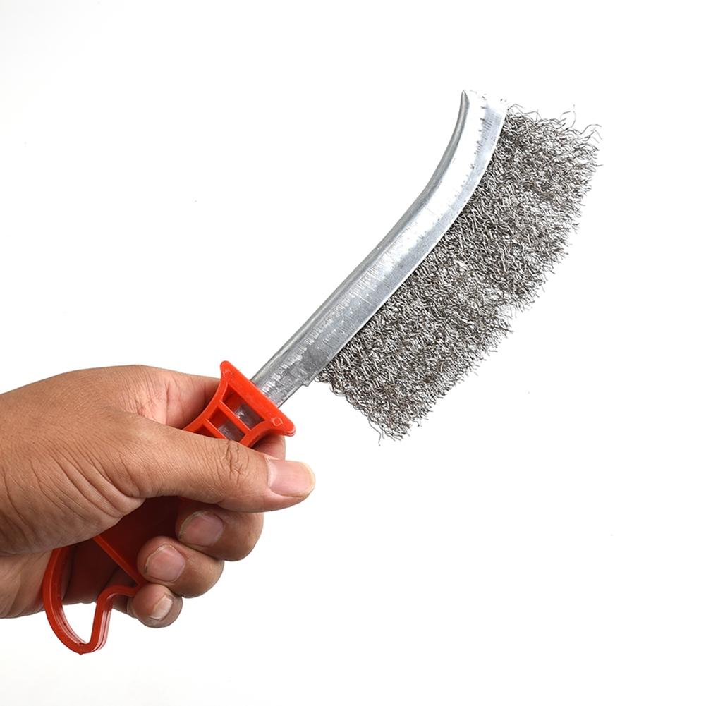 Perie puternică din sârmă de oțel inoxidabil pentru îndepărtarea ruginii și pregătirea metalului