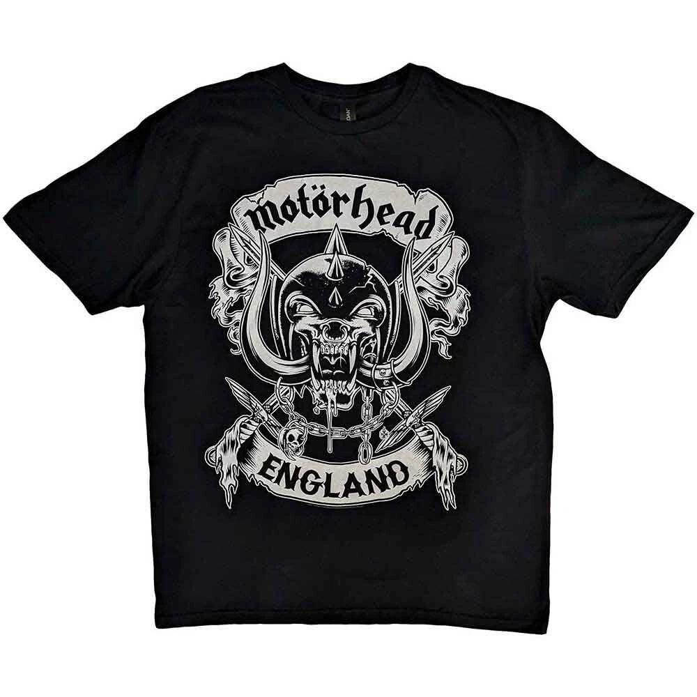 Motorhead - Crossed Swords England Crest- Black t-shirt XXXXL