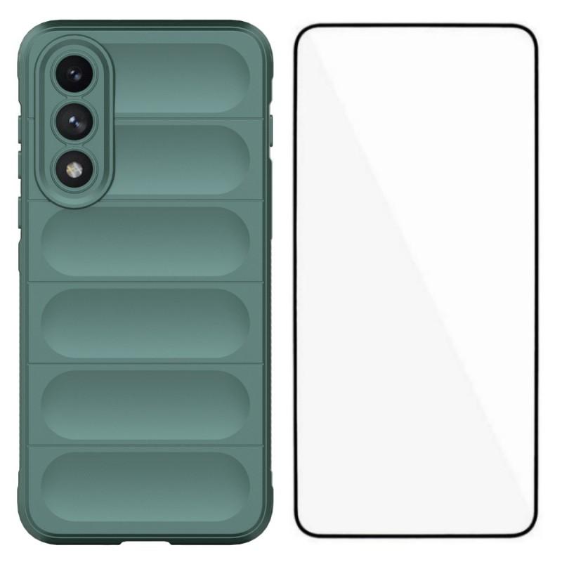 For OnePlus Ace 5 Ultra 5G/OnePlus Nord 5 5G TPU Case WANLONFENG HD Series Anti Slip Phone Cover with Tempered Glass