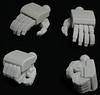 Idola Solid Hand, Square Finger, Medium, 1/144 Scale Plastic Model Parts, IDOLA08 (Robot)