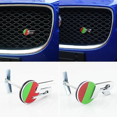 Clip Grille Sticker For F-TYPE E-PACE F-PACE XE XF XJL R S Sport Emblem Sticker Car Front Grille Badge Sticker Accessories