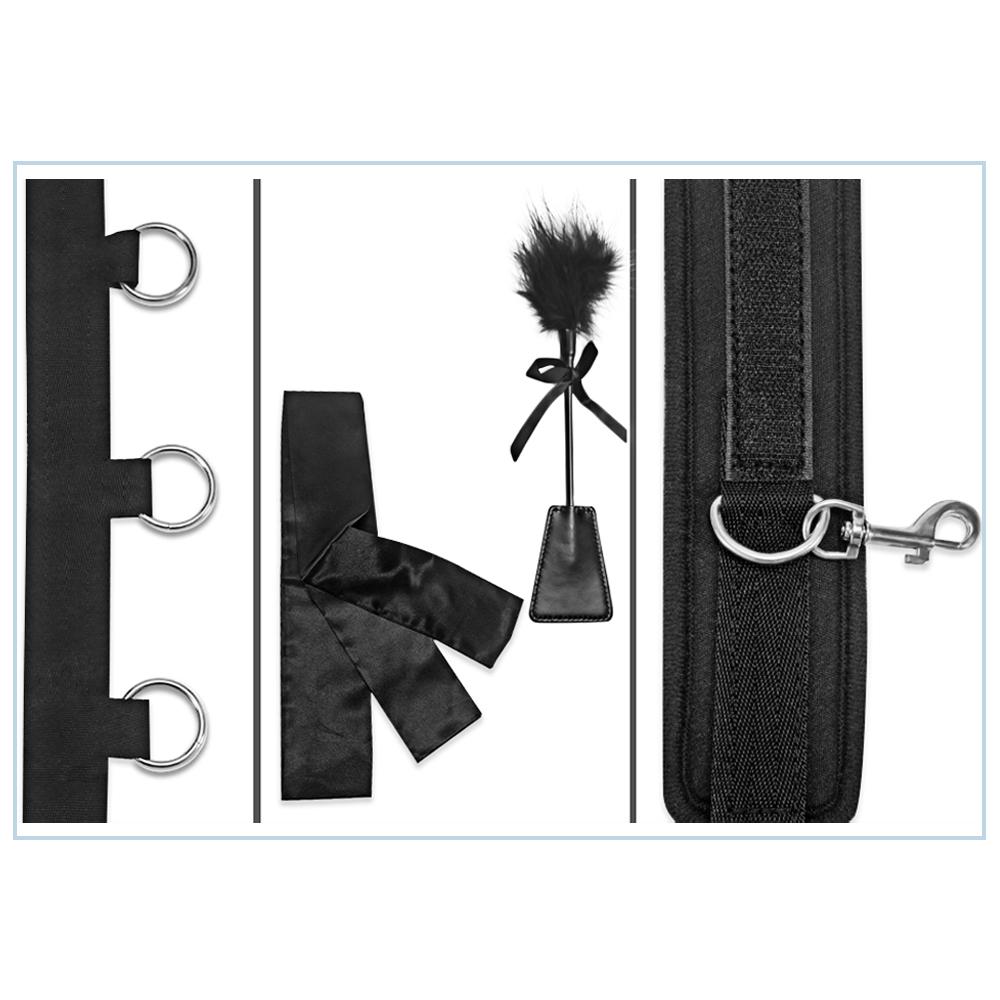 8 In 1 BDSM Sexy Bondage Kit Collar Eyes Mask Handcuffs Shackles Adult Goods Sex Toy for Couples Sex Shop