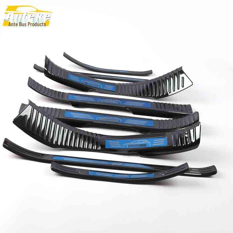 Applicable To Lynk & Co 01: Stainless Steel Anti-Scratch Door Sill Strip & Bright Trim Modification