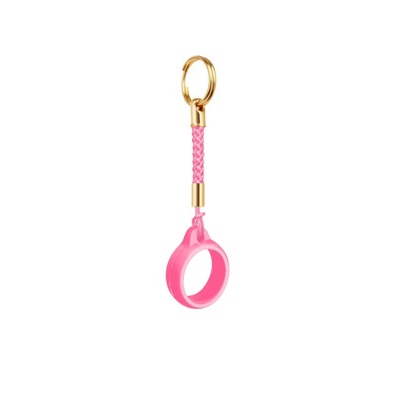 1Pcs Lip Balm Holder Keychain with Soft Braided Lanyard Lightweight Lip Gloss Carrier for Women Girls Daily Outdoor Travel