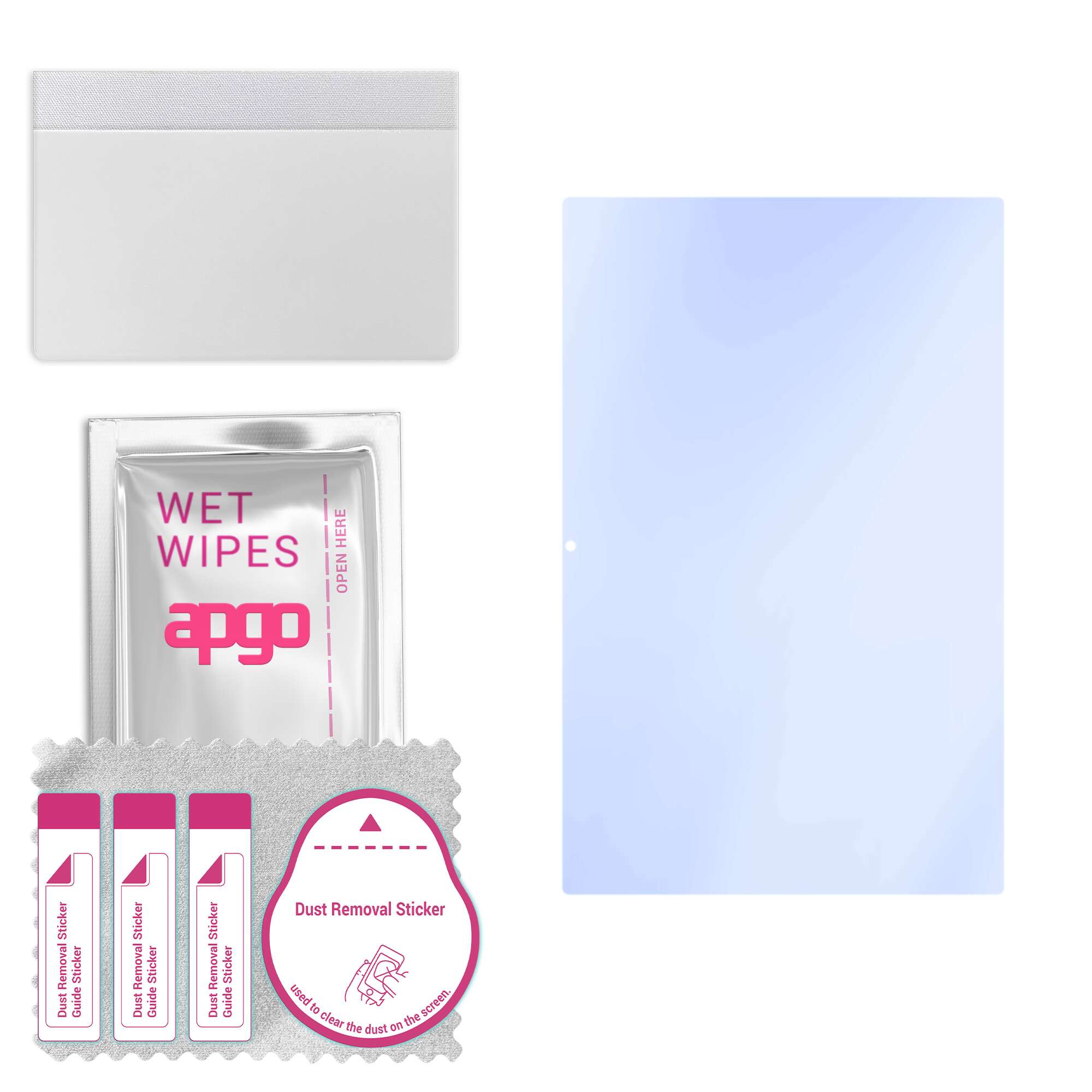 

apgo Ultra-Clear 9H Hybrid protective glass compatible with Huawei MatePad 2022 WiFi, flexible nano glass, great replacement for tempered glass, scrat