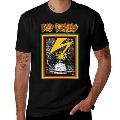 Bad brains T-Shirt T-Shirts Baumwolle 100% bedruckte T-Shirts für Mann T-Shirts für Mann Baumwoll-T-Shirt