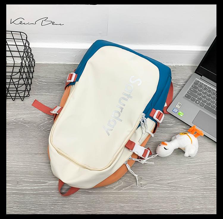 Women's Ins Style Backpack: Large Capacity, Japanese & Korean-Inspired, Perfect for Middle, High School & College Students