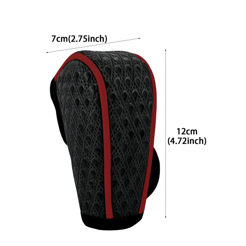 Cubierta de Palanca de Cambios de Coche Cuero Antideslizante Resistente al Desgaste Funda de Marcha Automática para Coche Decoración de Coche
