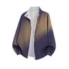 Reversible Stand Collar Unisex Jacket, 2025 Spring/Autumn, American Plus Size, Loose Fit, Casual Windproof Design.