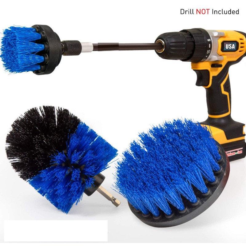 8-Piece Electric Drill Brush Set for Home and Auto Cleaning – Tile, Car, and More!