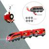 Kids Electric Train Toys Set Train Diecast Slot Toy Fit Standard Wooden Train Track Railway Gift For Children