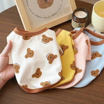 Ropa de invierno para perros pequeños, con capucha y base de oso, cálida, para cachorros.